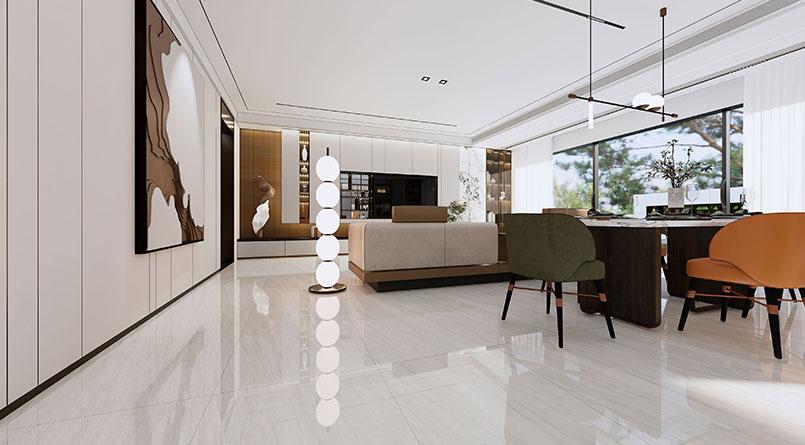 王者瓷磚與佛山制造攜手打造1200×1200新規(guī)格產(chǎn)品，將為您的居住空間帶來更多的舒適和時尚！